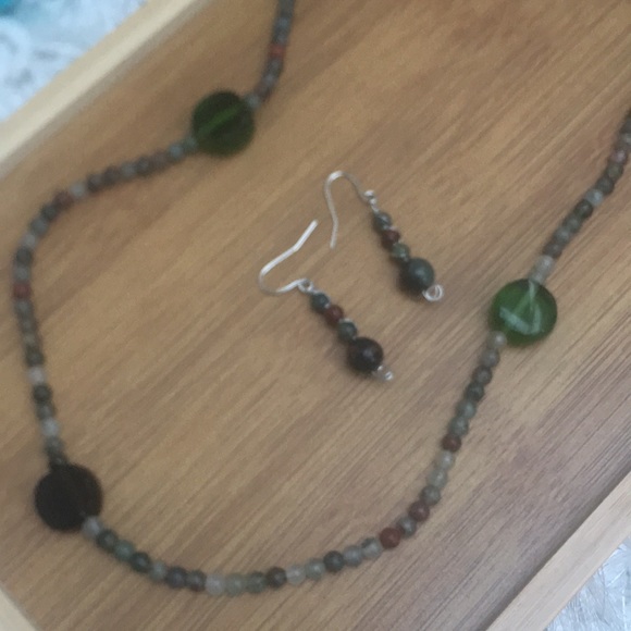 One of a Kind Hand Crafted Artisan Recycled Glass Bead Set - Picture 6 of 7